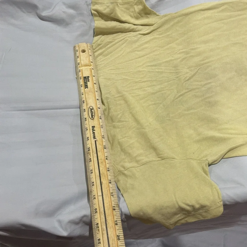 Very Rare Vintage 1978 Garfield Big‎ Logo Crew Neck Yellow Sun Label Wisconsin